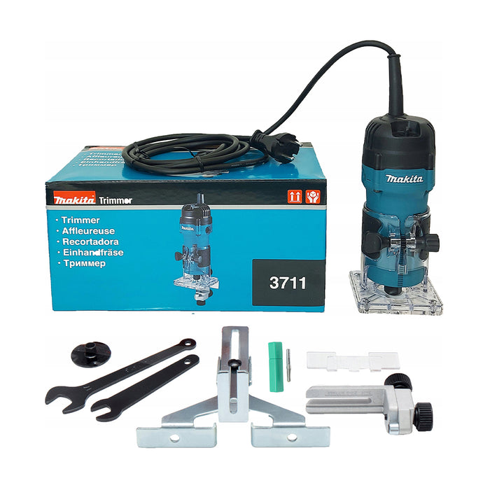 Máy đánh cạnh Makita 3711 công suất 530W, chấu bóp 6.35mm (1/4 inch)