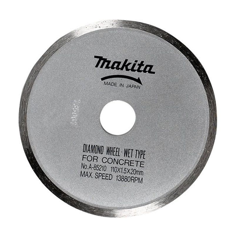 Lưỡi cắt kim cương mép liên tục (cắt ướt) dành cho gạch MAKITA (cốt 25mm)(cho máy cắt 180mm)(cấp 3 sao)