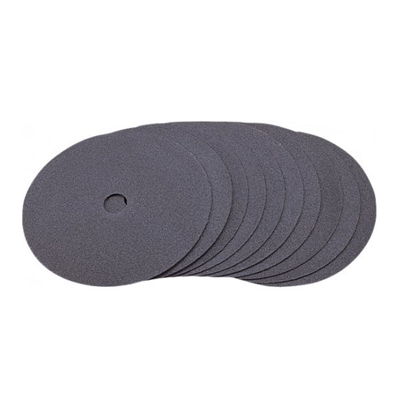 Hộp 10 giấy nhám tròn 150mm ( 6 inch ) Makita cho gỗ, sơn, kim loại dùng với tấm đế cao su, cỡ hạt từ WA60 - WA180