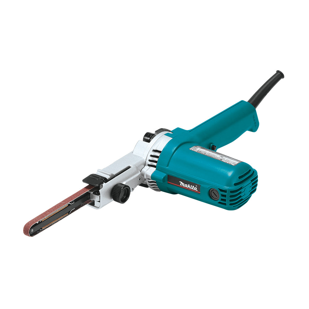 Máy chà nhám băng Makita 9032, kích thước băng nhám 9 x 533mm, công suất 500W