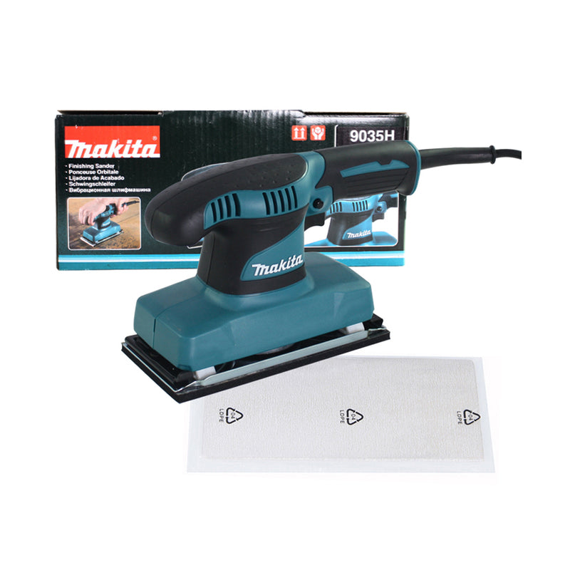 Máy chà nhám rung Makita 9035H công suất 180W, kích thước đế nhám 93 x 185mm