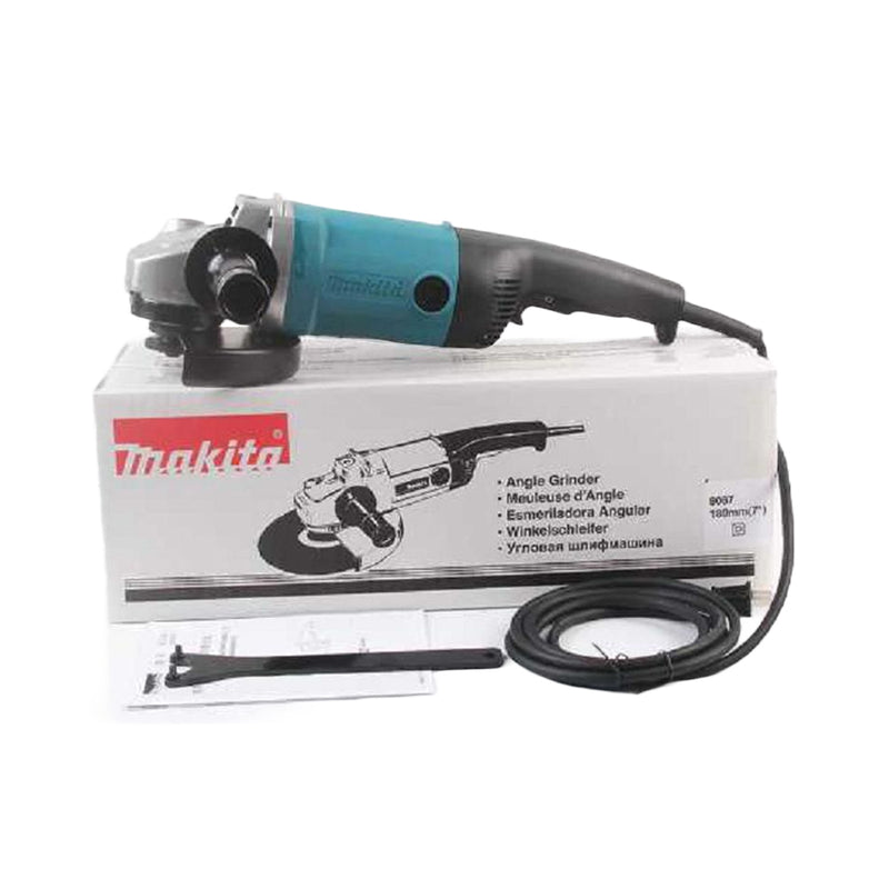 Máy mài góc Makita 9067 công suất 2000W, đường kính lưỡi 180mm, công tắc bóp