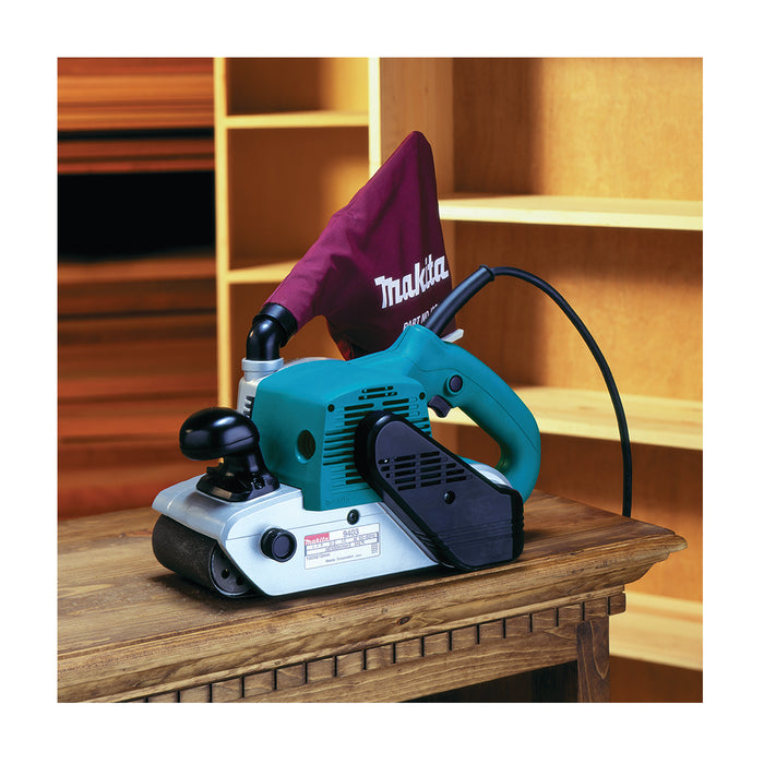 Máy chà nhám băng Makita 9403 công suất 1,200W, kích thước băng nhám 100 x 610mm