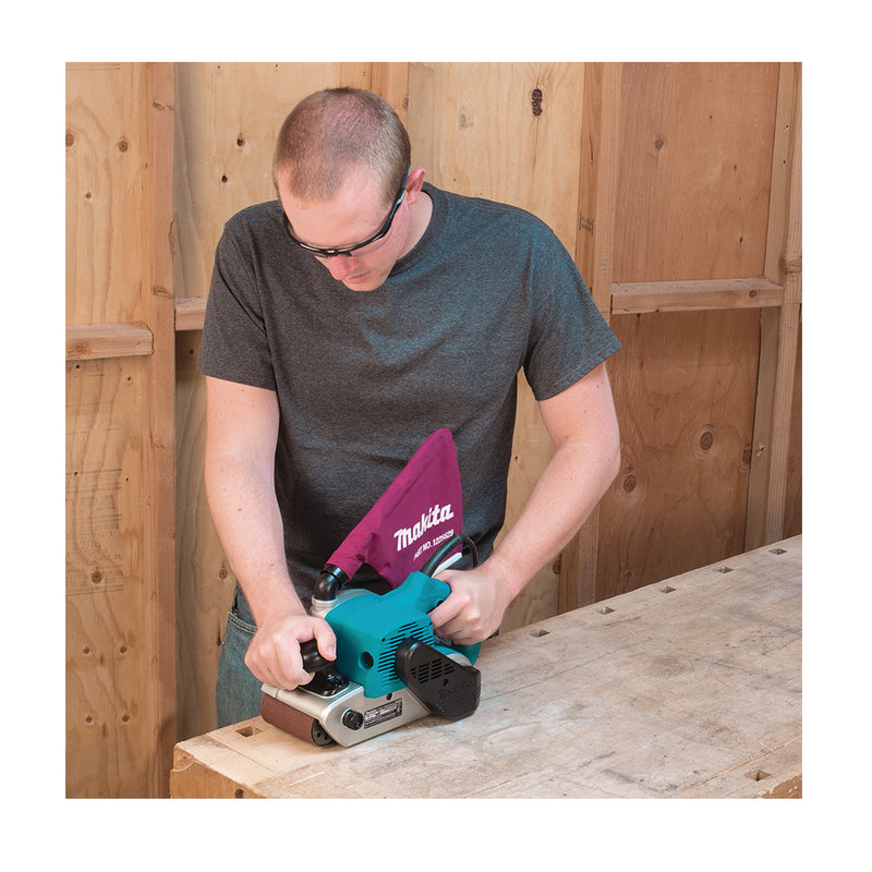Máy chà nhám băng Makita 9403 công suất 1,200W, kích thước băng nhám 100 x 610mm