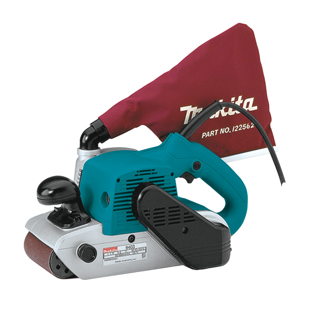 Máy chà nhám băng Makita 9403, kích thước băng nhám 100 x 610mm, công suất 1,200W