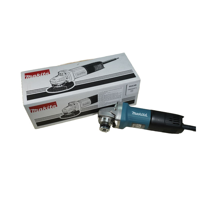 Máy mài góc Makita 9553B công suất 710W đường kính lưỡi 100mm, công tắc đuôi