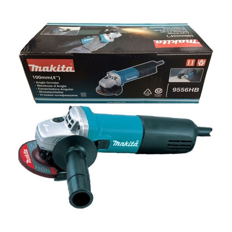 Máy mài góc Makita 9556HB công suất 840W đường kính lưỡi 100mm, công tắc đuôi