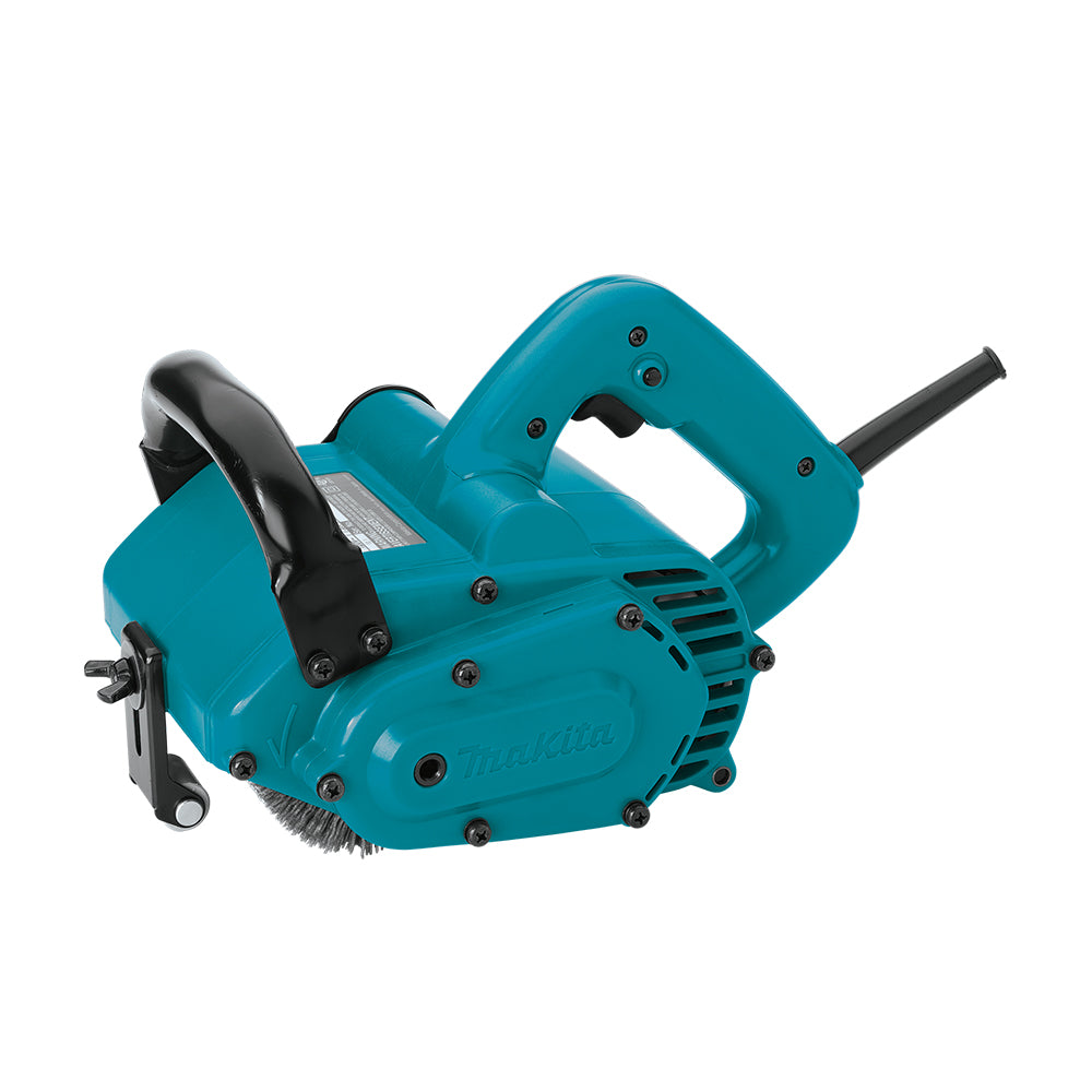 Máy chà nhám cuộn Makita 9741 công suất 860W, đường kính chổi nhám 100 x 120mm (máy chà nhám ru lô)