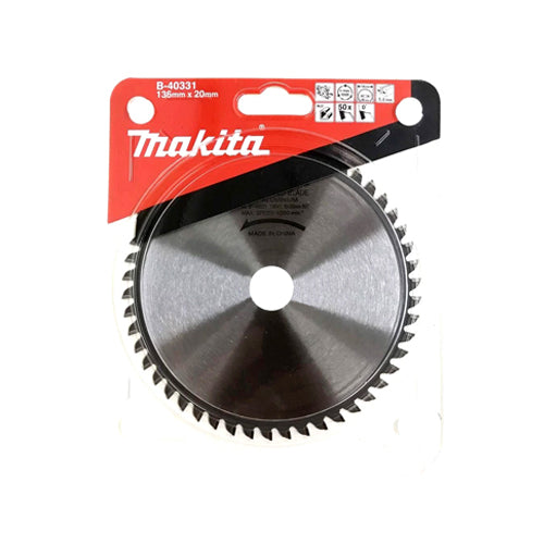 Lưỡi cưa nhôm 136mm, cốt 20mm MAKITA B-40331 (dùng cho máy cưa đĩa, máy cưa đĩa cắt sâu và máy cắt kim loại)
Số răng: 50, răng ATB