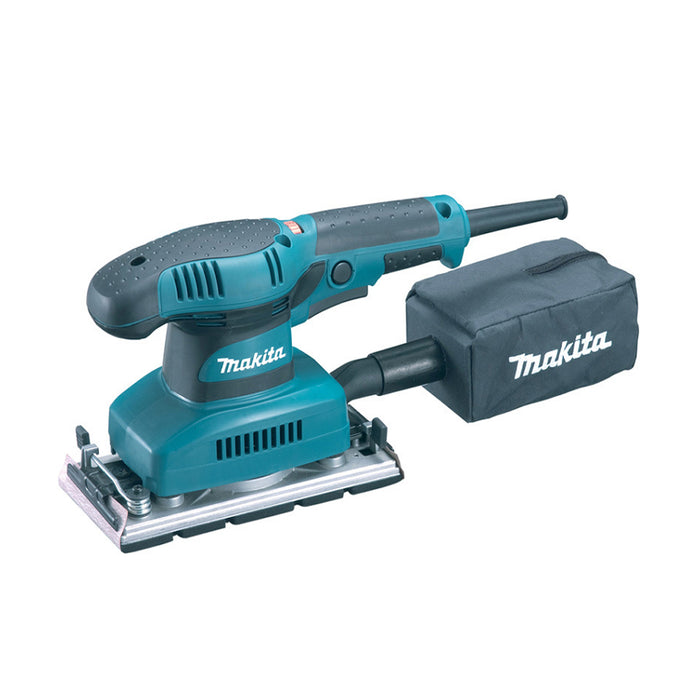 Máy chà nhám rung Makita BO3711, đế nhám hình chữ nhật, kích thước giấy nhám 93 x 228mm, công suất 190W