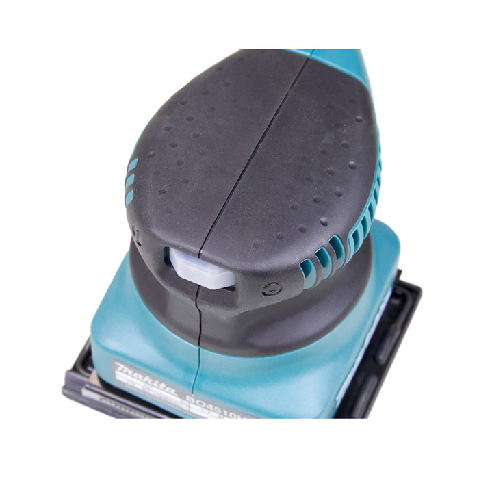 Máy chà nhám rung Makita BO4510H công suất 170W, kích thước đế nhám 110 x 100mm