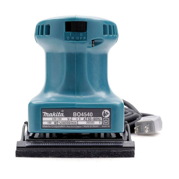 Máy chà nhám rung Makita BO4540 công suất 160W, kích thước đế nhám 110 x 100mm