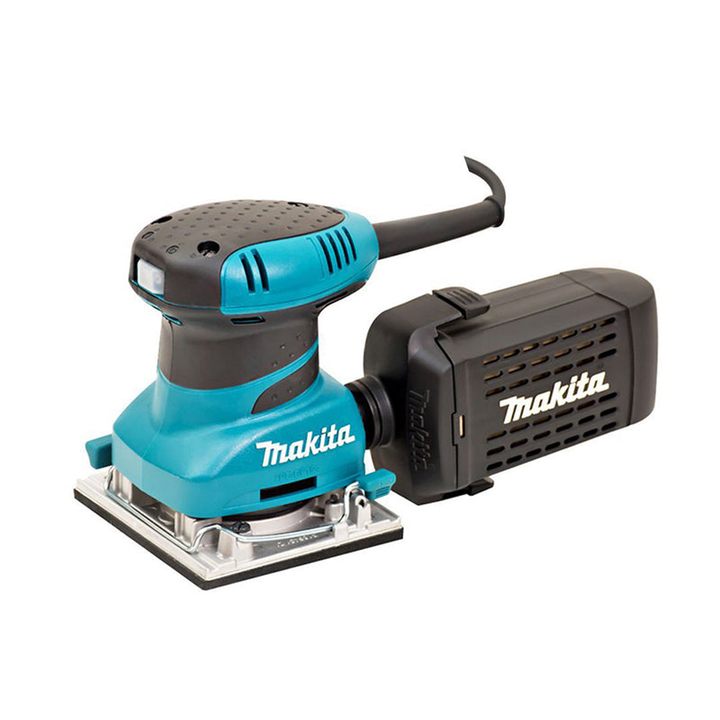 Máy chà nhám rung Makita BO4558 công suất 200W, kích thước đế nhám 112 x 102mm