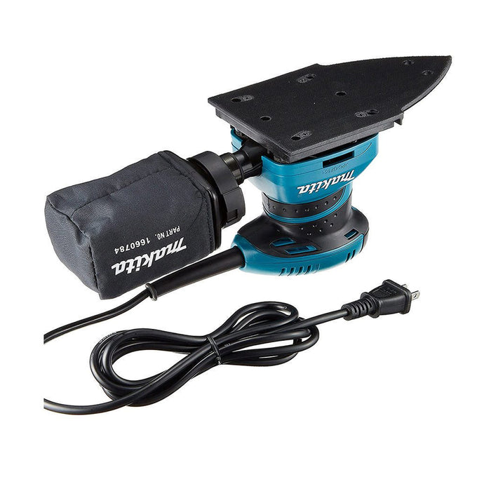 Máy chà nhám rung Makita BO4565 công suất 200W, kích thước đế nhám 112 x 190mm