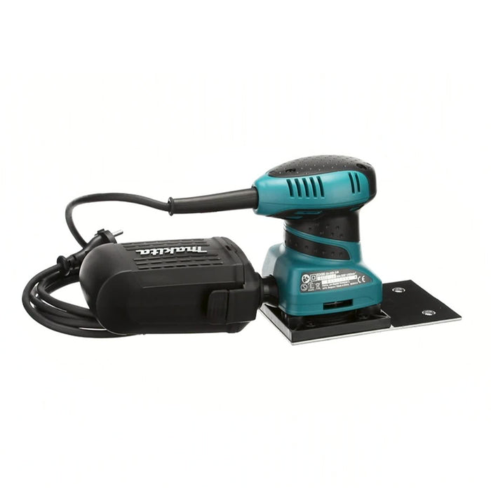 Máy chà nhám rung Makita BO4566 công suất 200W, kích thước đế nhám 100 x 164mm