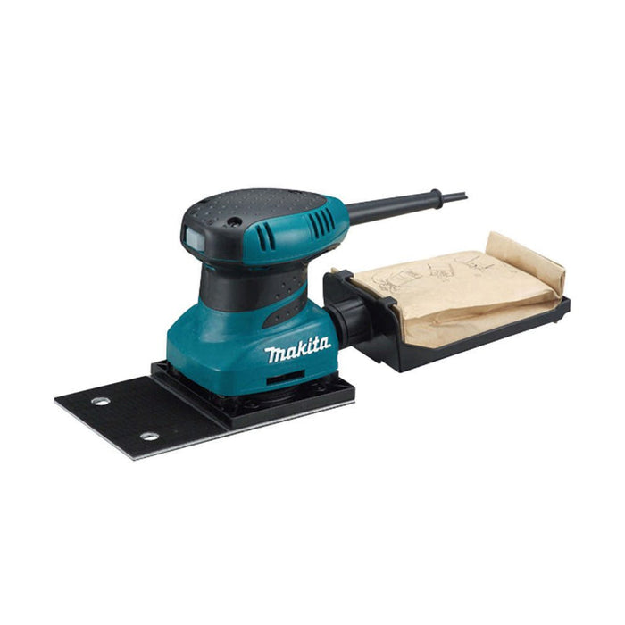 Máy chà nhám rung Makita BO4566 công suất 200W, kích thước đế nhám 100 x 164mm