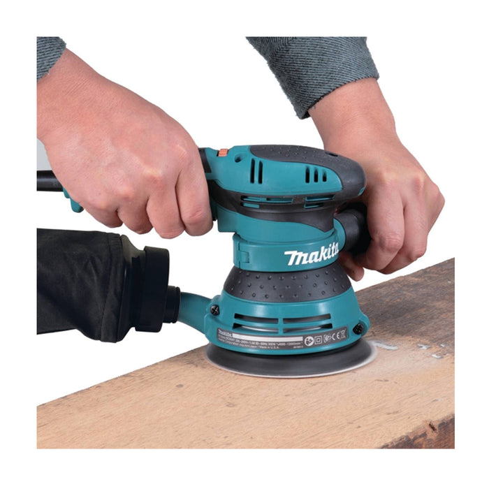Máy chà nhám quỹ đạo tròn Makita BO5041 công suất 300W, đường kính đế nhám 123mm