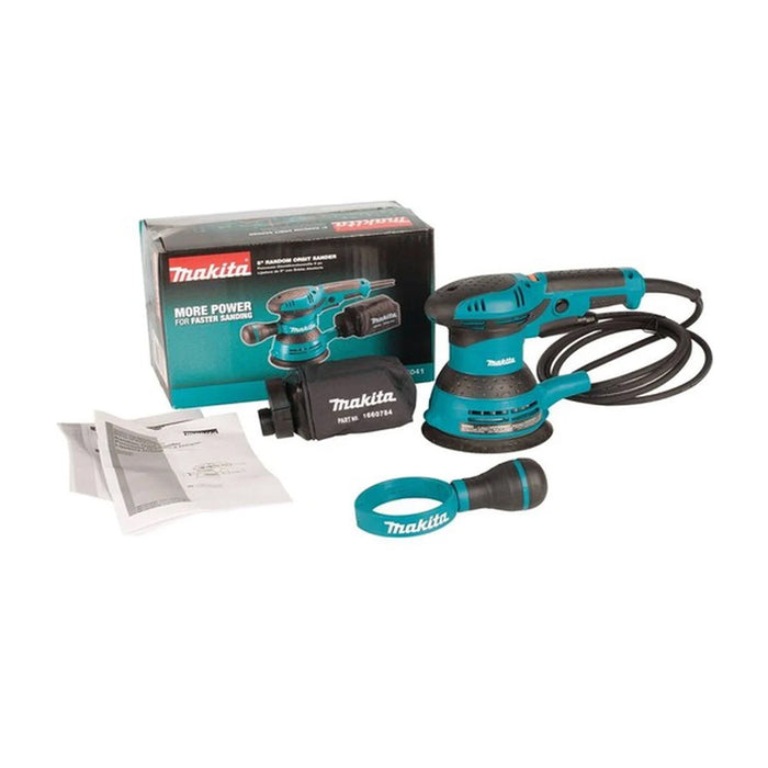 Máy chà nhám quỹ đạo tròn Makita BO5041 công suất 300W, đường kính đế nhám 123mm