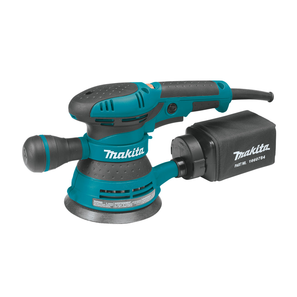 Máy chà nhám quỹ đạo tròn Makita BO5041 công suất 300W, đường kính đế nhám 123mm