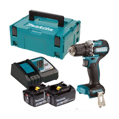 DDF487RFJ: Thân máy + Sạc nhanh(DC18RC), 2 pin 3.0Ah(BL1830B) + Thùng Makpac số 2(821550-0)