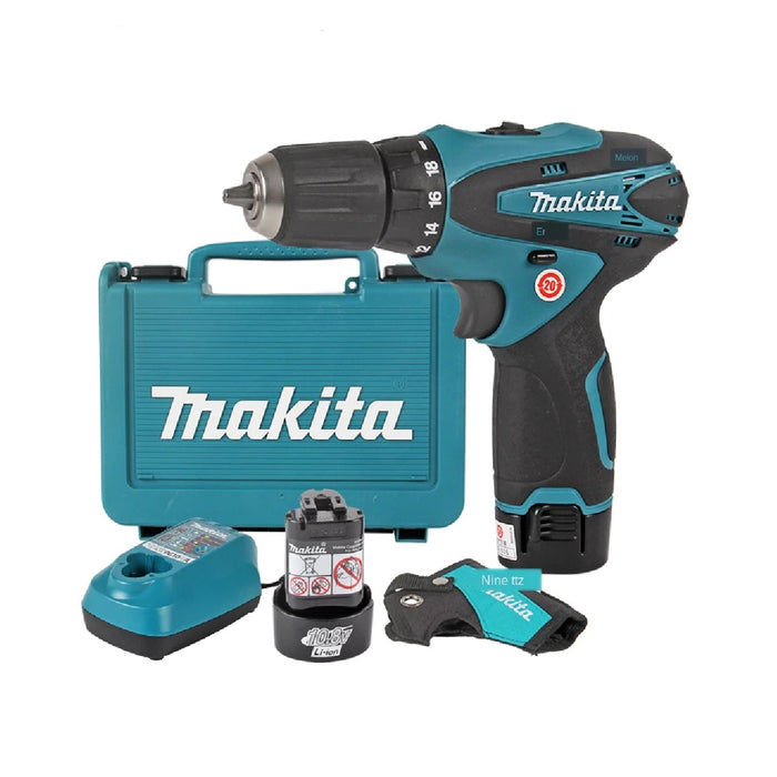 Máy khoan Makita DF330D dùng Pin 10.8V đầu kẹp 10mm