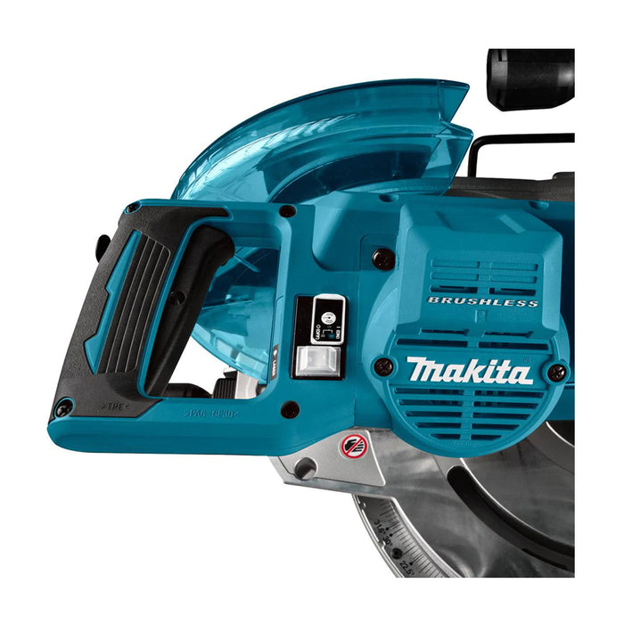 Máy cưa đa góc trượt Makita DLS111 dùng Pin 18V x2 LXT, đường kính lưỡi cắt 255 - 260mm, công nghệ ADT, AWS, DXT