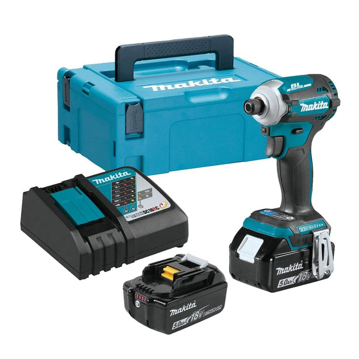 Máy vặn vít Makita DTD171 dùng pin 18V LXT, đuôi 6.35mm (1/4 inch)