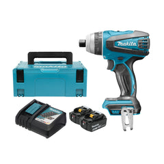 DTP141RTE:  Thân máy + Sạc nhanh(DC18RC) + 2 pin 5.0Ah(BL1850B) + Vali