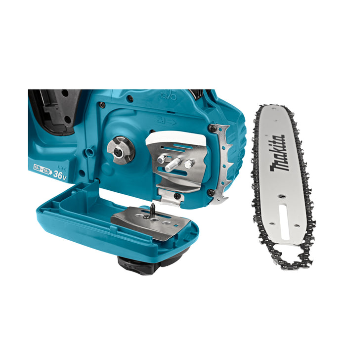 Máy cưa xích Makita DUC353 dùng Pin 18V x2 LXT, chiều dài lam 350mm