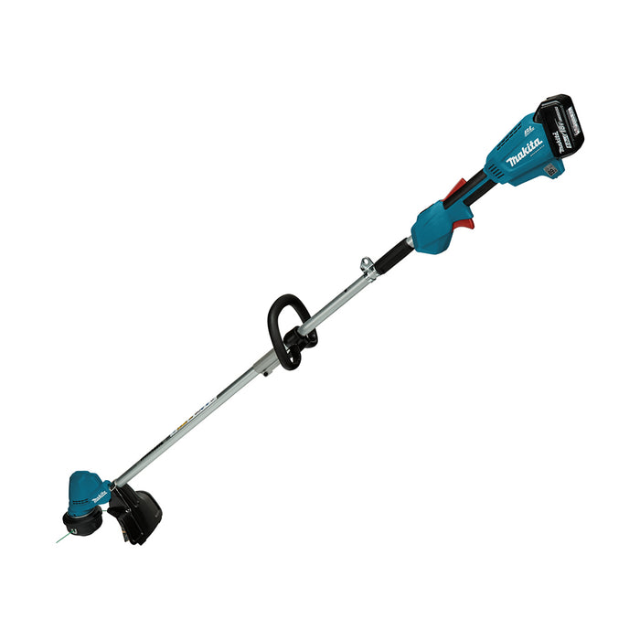 Máy cắt cỏ Makita DUR192L dùng Pin 18V LXT công suất 460W, độ rộng cắt tối đa 300mm, trục có thể gập, tay cầm vòng