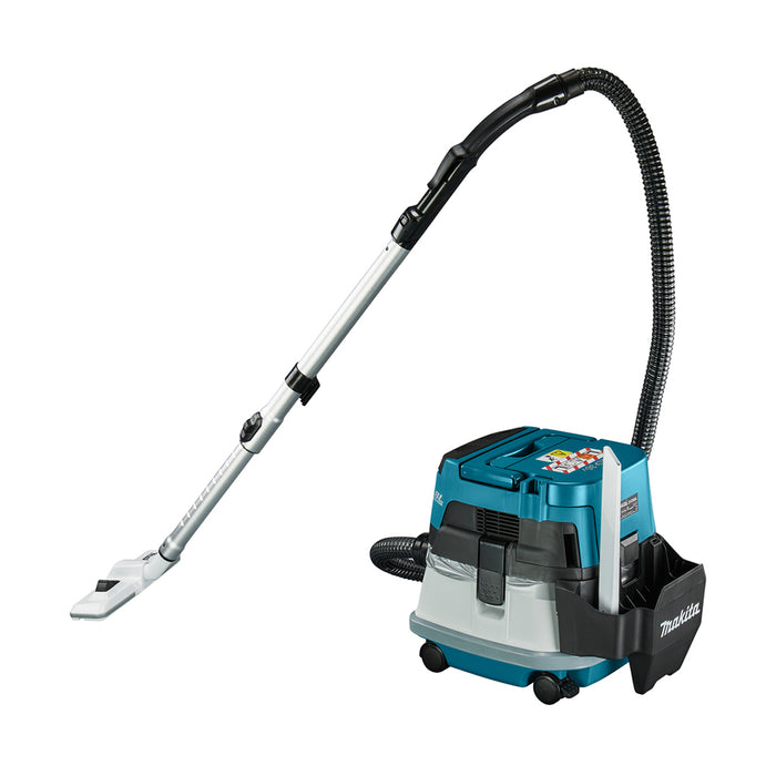 Máy hút bụi Makita DVC865L dùng Pin 18V x2 LXT, dung tích 8L, lực hút 11kPa (hút khô và ướt)