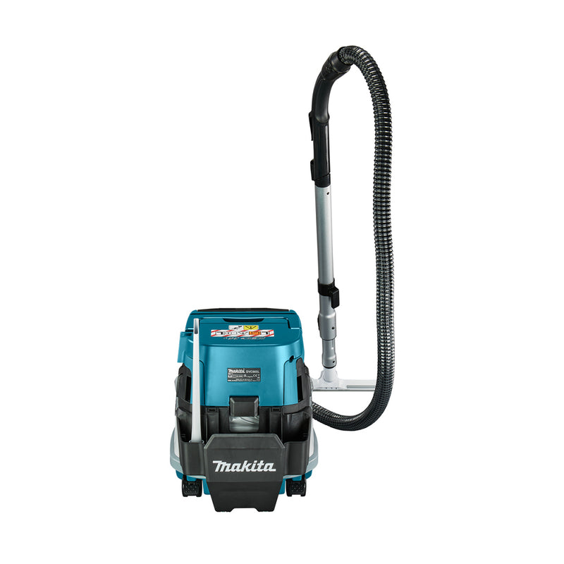Máy hút bụi Makita DVC865L dùng Pin 18V x2 LXT, dung tích 8L, lực hút 11kPa (hút khô và ướt)