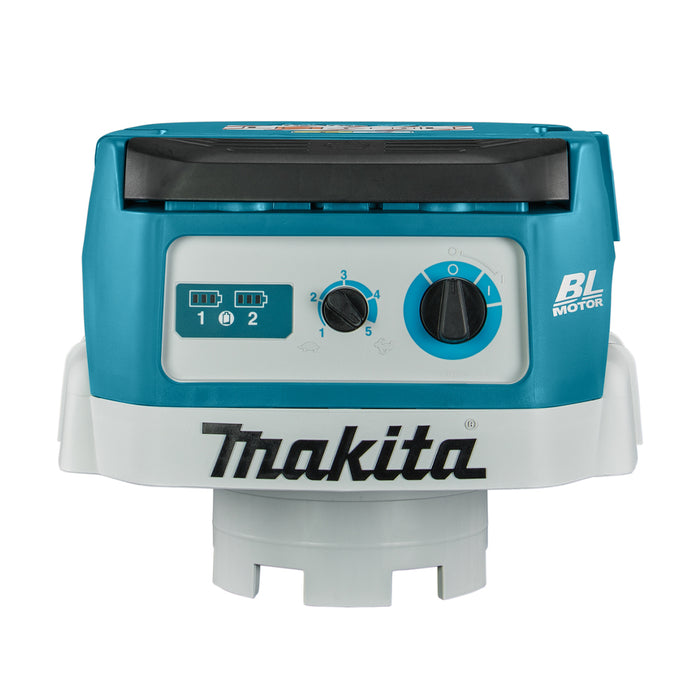 Máy hút bụi Makita DVC866L dùng Pin 18V x2 LXT, dung tích 8L, lực hút 11kPa (hút khô)