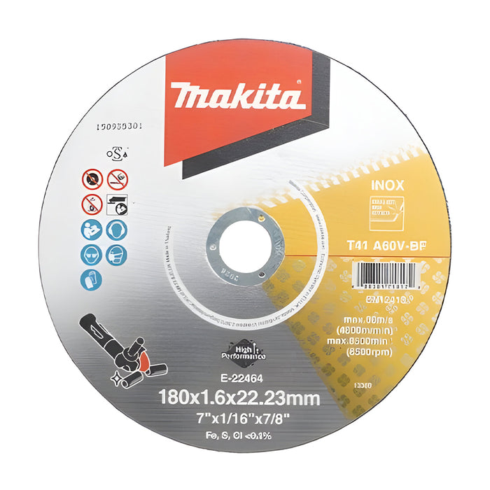 ĐÁ CẮT MỎNG CHO INOX/180X1.6X22.23MM A60U