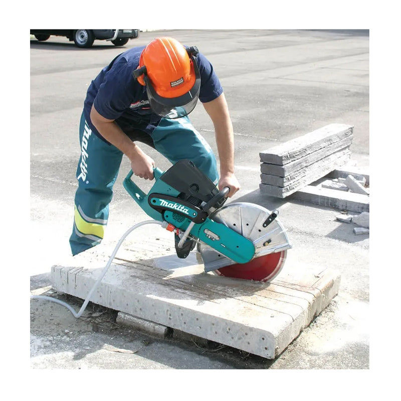 Máy cắt hạng nặng Makita EK8100WS chạy xăng, công suất 4200W, đường kính lưỡi 405mm, động cơ 2 thì