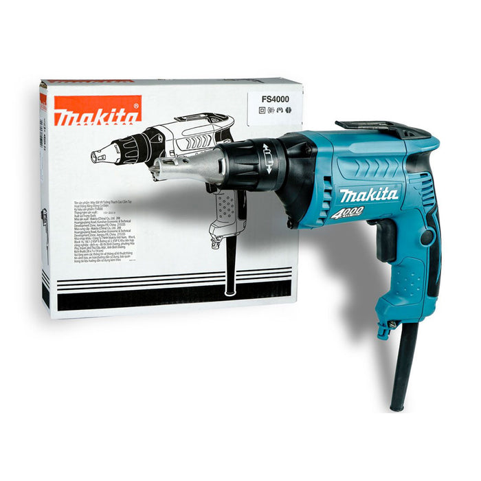 Máy vặn vít thạch cao Makita FS4000 công suất 570W, đuôi lục giác 6.35mm (1/4 inch)