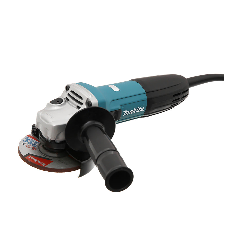 Máy mài góc Makita GA4030R đường kính lưỡi 100mm công suất 720W, công tắc trượt, tính năng chống khởi động lại