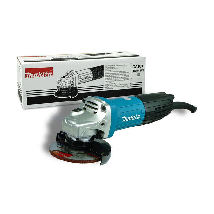 Máy mài góc Makita GA4031 đường kính lưỡi 100mm công suất 720W,  công tắc đuôi