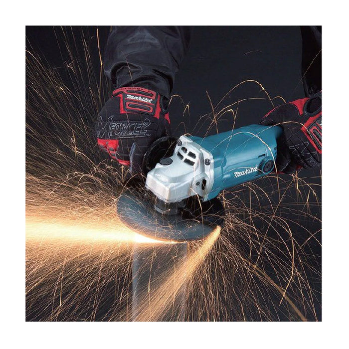 Máy mài góc Makita GA5020, đường kính lưỡi 125mm, công suất 1050W, công tắc bóp