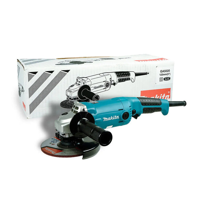 Máy mài góc Makita GA5020, đường kính lưỡi 125mm, công suất 1050W, công tắc bóp
