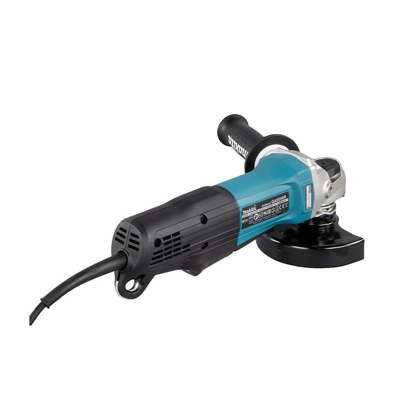 Máy mài góc Makita GA5050R, đường kính lưỡi 125mm, công suất 1300W, công tắc bóp, có chức năng chống khởi động lại