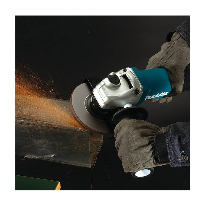 Máy mài góc Makita GA5050R, đường kính lưỡi 125mm, công suất 1300W, công tắc bóp, có chức năng chống khởi động lại