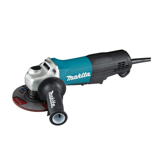 Máy mài góc Makita GA5050R, đường kính lưỡi 125mm, công suất 1300W, công tắc bóp, có chức năng chống khởi động lại