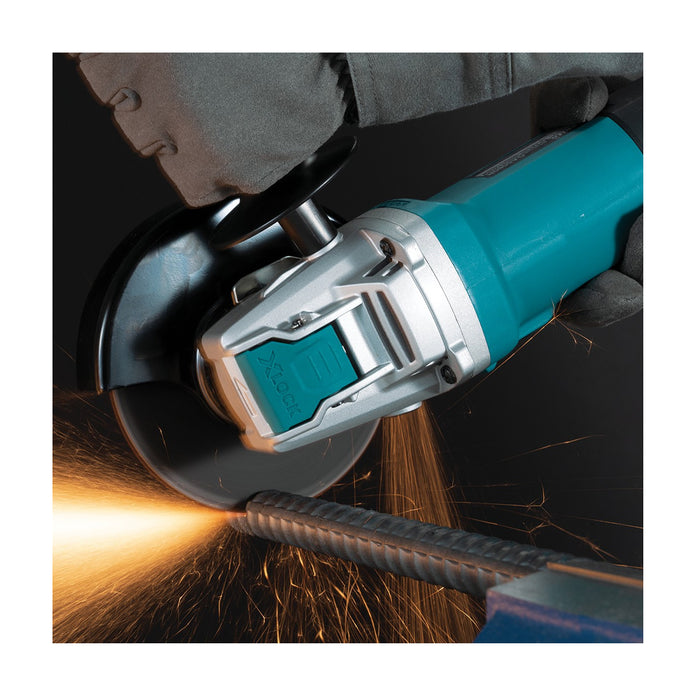 Máy mài góc Makita GA5080R đường kính lưỡi 125mm, công suất 1400W, công tắc trượt, công nghệ X-LOCK