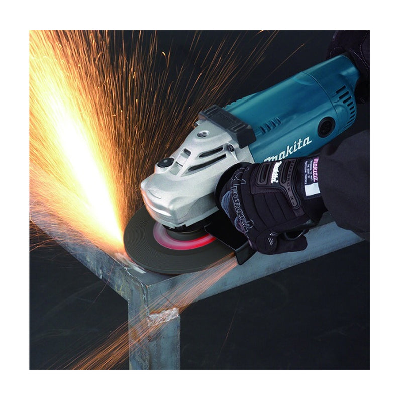 Máy mài góc Makita GA7020R01, đường kính lưỡi 180mm, công suất 2,200W, công tắc bóp