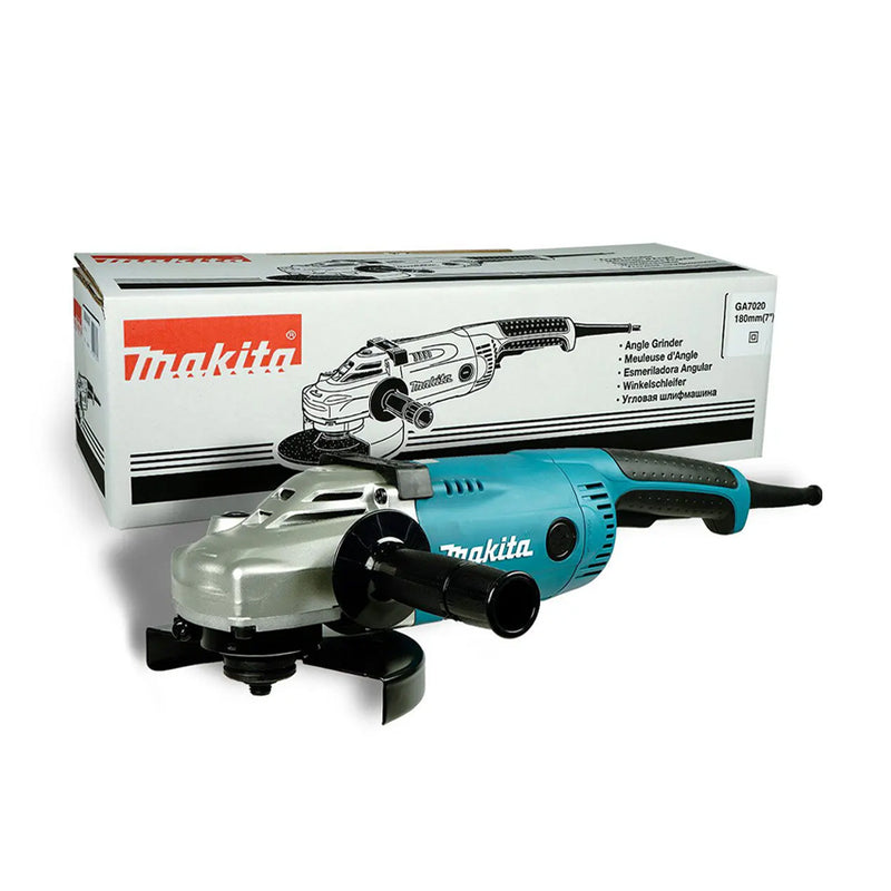 Máy mài góc Makita GA7020, đường kính lưỡi 180mm, công suất 2,200W, công tắc bóp