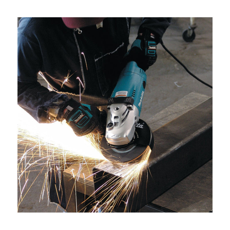 Máy mài góc Makita GA7020, đường kính lưỡi 180mm, công suất 2,200W, công tắc bóp