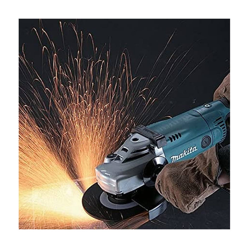 Máy mài góc Makita GA7030R, đường kính lưỡi 180mm, công suất 2400W, công tắc bóp, có chức năng chống khởi động lại