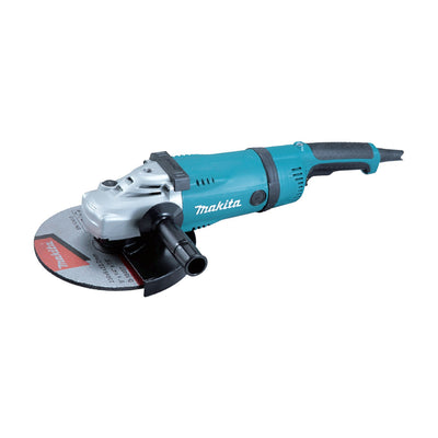 Máy mài góc Makita GA9030R, đường kính lưỡi 230mm, công suất 2400W, công tắc bóp, có chức năng xoay trục thân máy
