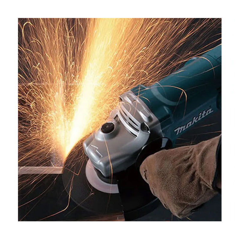 Máy mài góc Makita GA9050, đường kính lưỡi 230mm, công suất 2000W, công tắc bóp